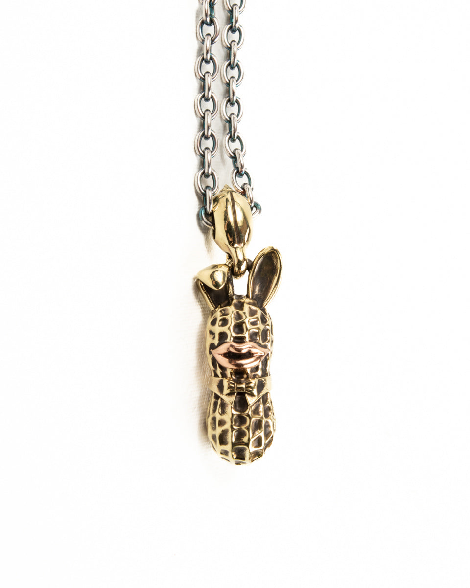 Peanuts & Co 50cm Large Bunny Necklace - Brass x Copper - Standard & Strange
