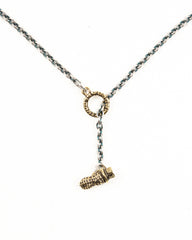 Peanuts & Co 50cm Large Bunny Necklace - Brass x Copper - Standard & Strange