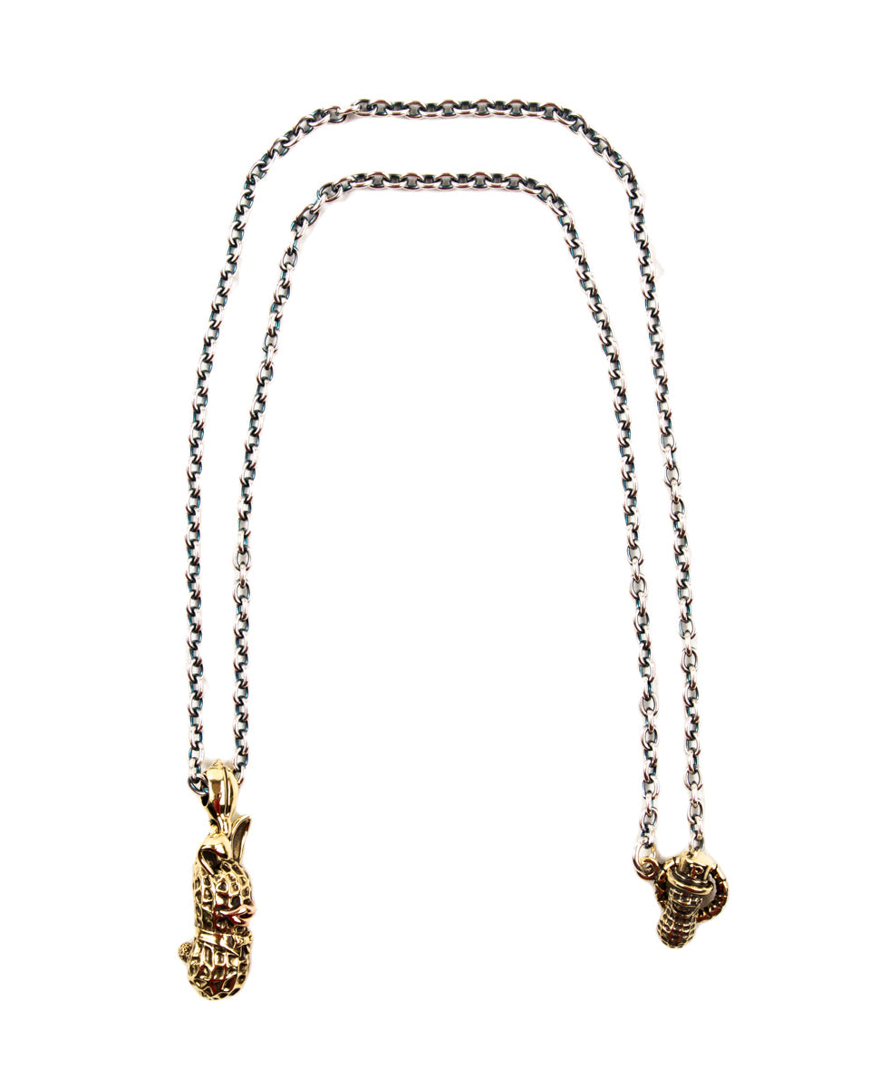 Peanuts & Co 60cm Medium Bunny Necklace - Brass x Copper - Standard & Strange