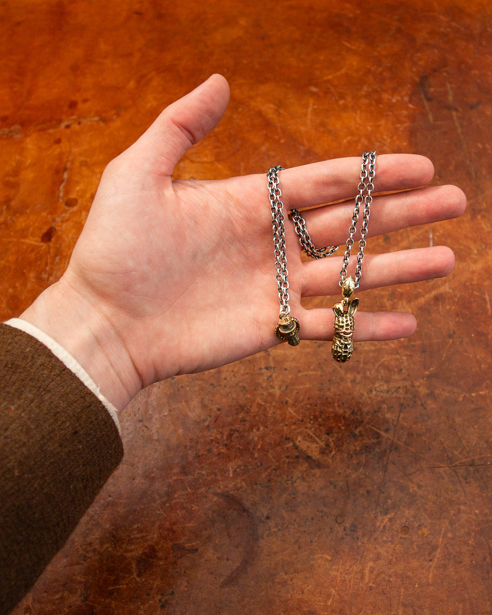 Peanuts & Co 50cm Large Bunny Necklace - Brass x Copper - Standard & Strange