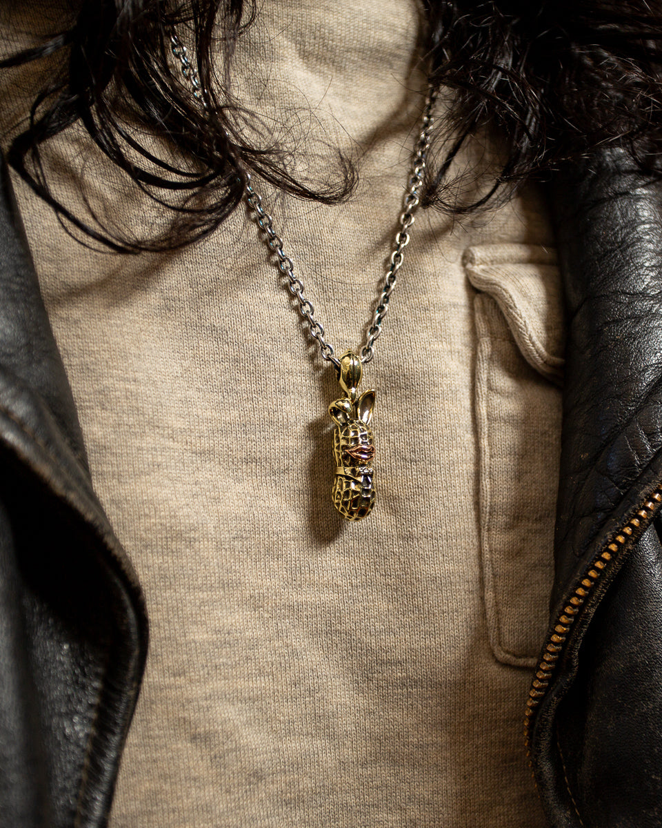 Peanuts & Co 50cm Large Bunny Necklace - Brass x Copper - Standard & Strange