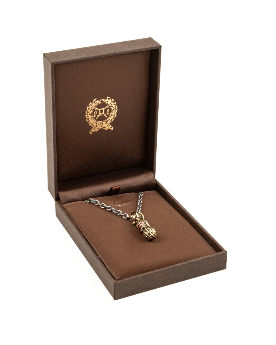 Peanuts & Co 60cm Medium Bunny Necklace - Brass x Copper - Standard & Strange