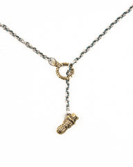 Peanuts & Co 60cm Medium Bunny Necklace - Brass x Copper - Standard & Strange