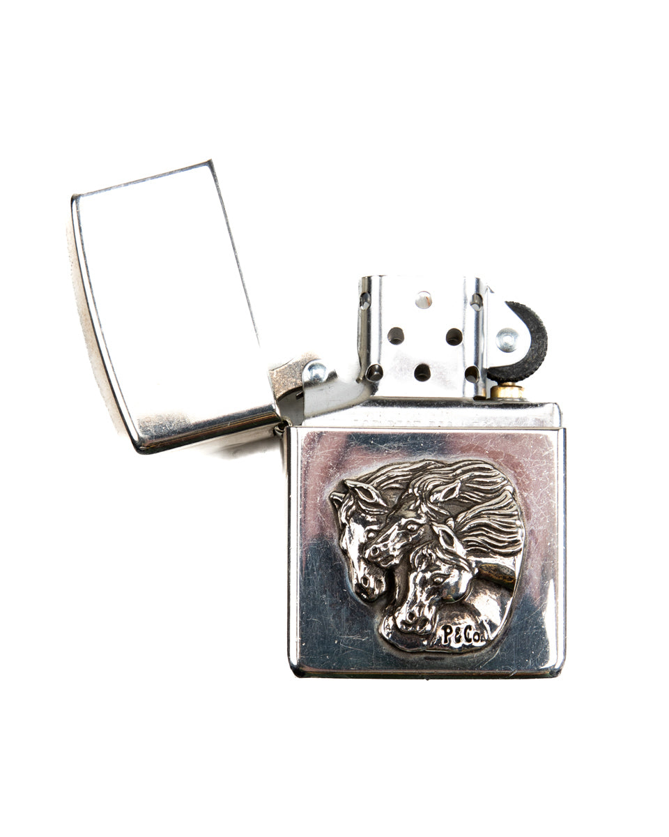 Peanuts & Co Pharaoh's Horses Zippo - Silver - Standard & Strange