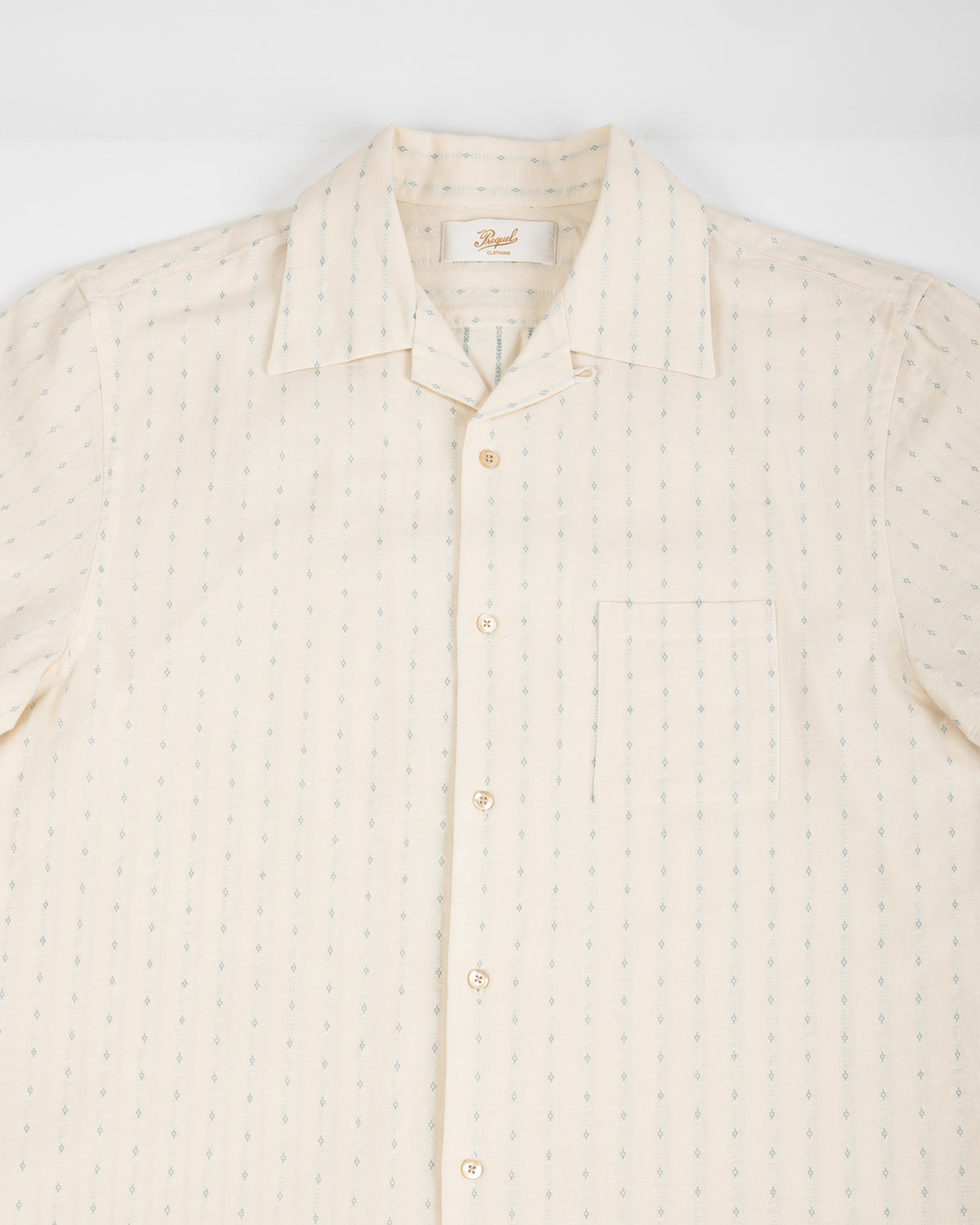 Prequel Classic Open Collar Shirt - Blue - Standard & Strange