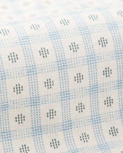 Prequel S&S x Prequel Short Open Collar Shirt - Beige Classic Dobby Check - Standard & Strange