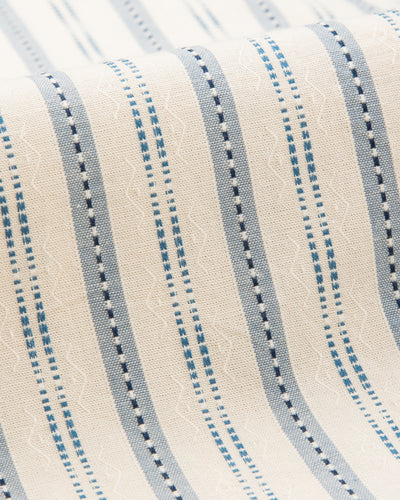 Prequel S&S x Prequel Short Open Collar Shirt - Beige Classic Riviera Stripe - Standard & Strange