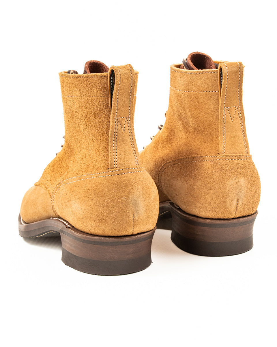 Rolling Dub Trio Griffin Plain Toe Boots - Beige Suede - Standard & Strange