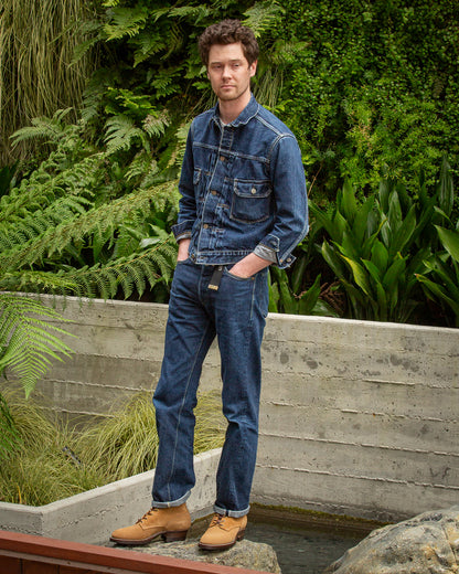 Rolling Dub Trio Griffin Plain Toe Boots - Beige Suede - Standard & Strange