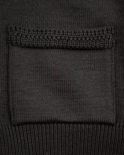 The Real McCoy's 30s Hooded Knit Sweater - Black - Standard & Strange