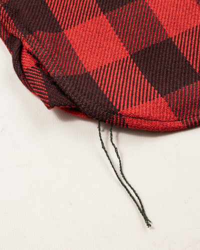 The Real McCoy's 8HU Twisted-Yarn Buffalo Check Flannel Shirt - Red/Black - Standard & Strange