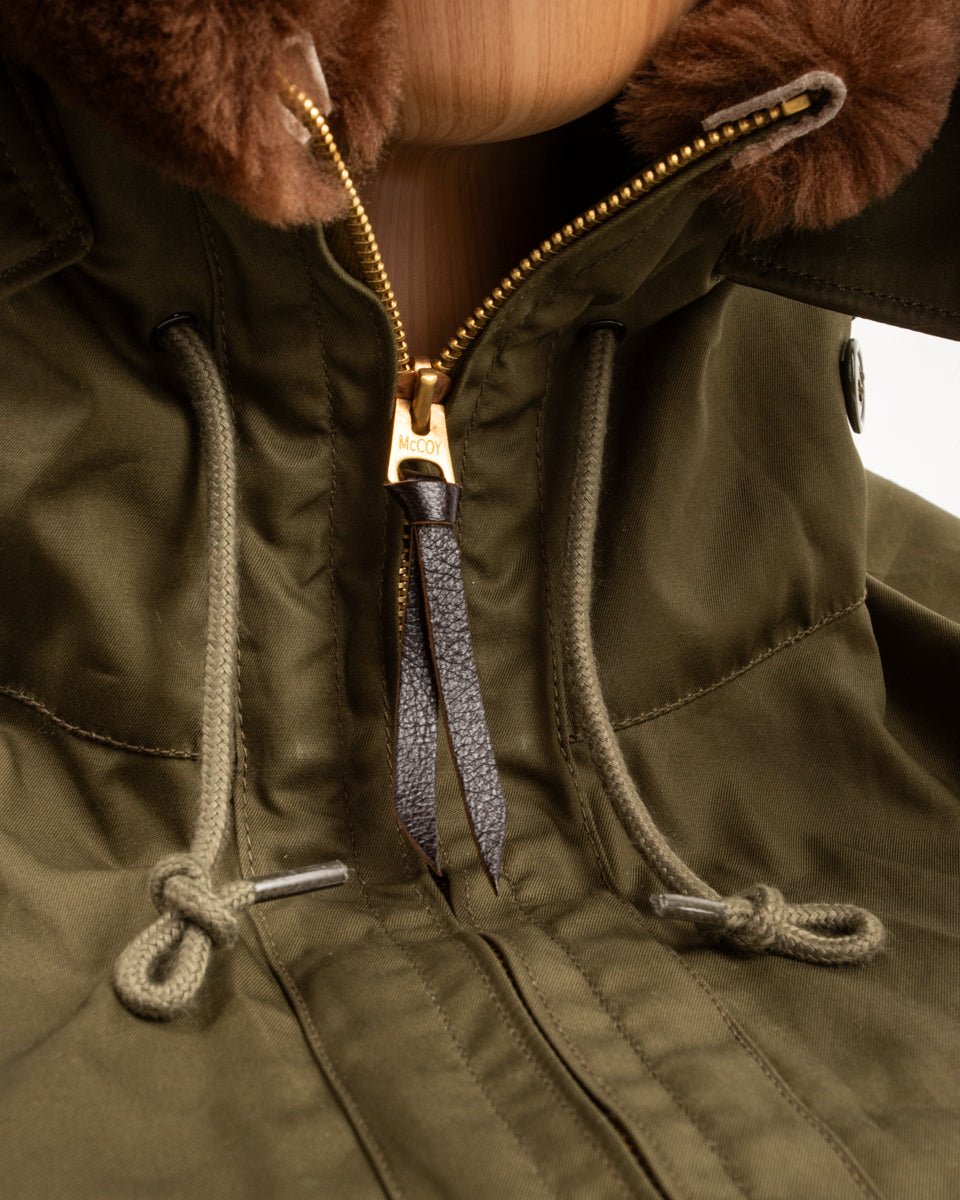 The Real McCoy's AL-1 / HOOD, PARKA - Olive - Standard & Strange