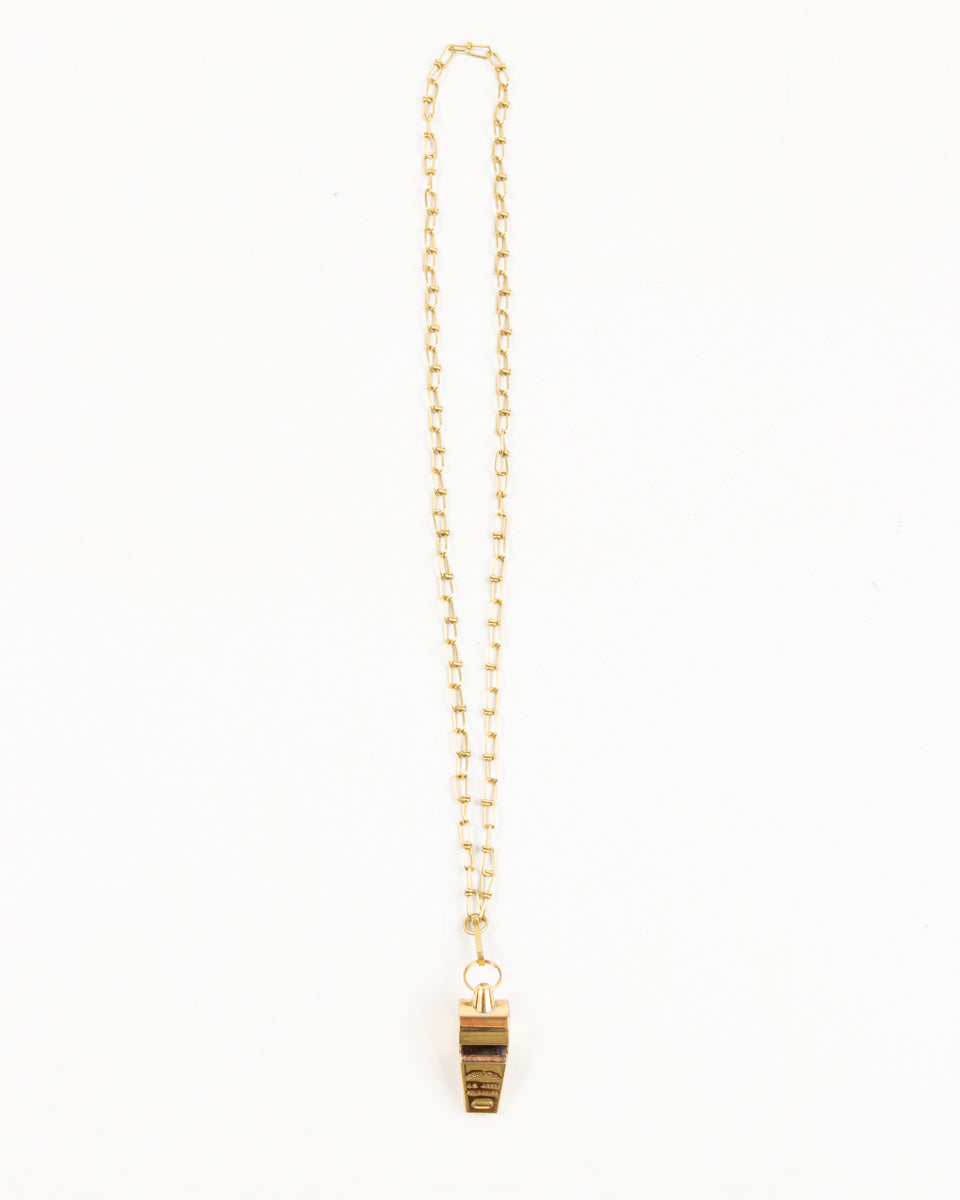 The Real McCoy's Aviator Whistle - Brass - Standard & Strange