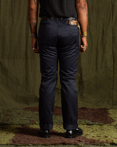 The Real McCoy's Blue Seal Chinos - Navy - Standard & Strange