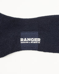 The Real McCoy's Boot Socks "Ranger" - Navy - Standard & Strange