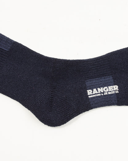 The Real McCoy's Boot Socks "Ranger" - Navy - Standard & Strange