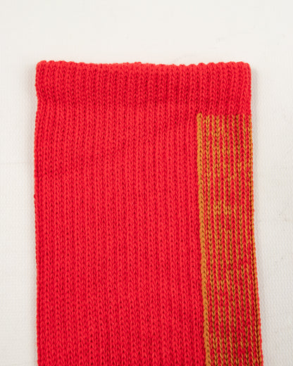 The Real McCoy's Boot Socks "Ranger" - Red - Standard & Strange