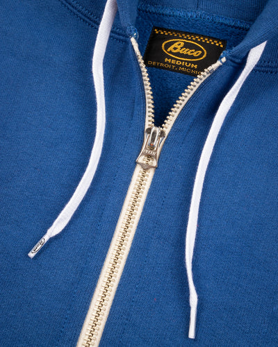 The Real McCoy's Buco F/Z Parka Sweatshirt - R. Blue - Standard & Strange