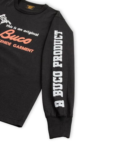 The Real McCoy's Buco L/S Tee / Original Buco - Black - Standard & Strange