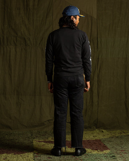 The Real McCoy's Buco L/S Tee / Original Buco - Black - Standard & Strange