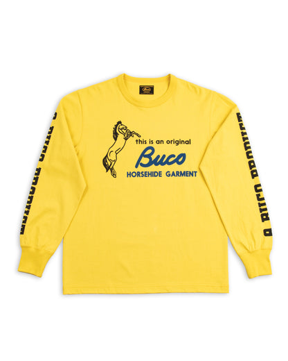 The Real McCoy's Buco L/S Tee / Original Buco - Canary - Standard & Strange