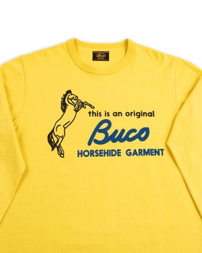 The Real McCoy's Buco L/S Tee / Original Buco - Canary - Standard & Strange