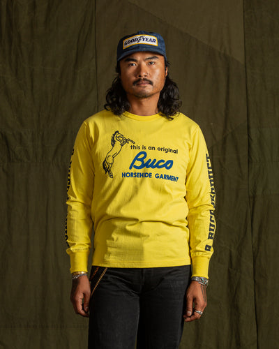 The Real McCoy's Buco L/S Tee / Original Buco - Canary - Standard & Strange