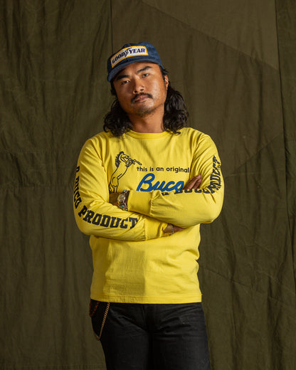 The Real McCoy's Buco L/S Tee / Original Buco - Canary - Standard & Strange