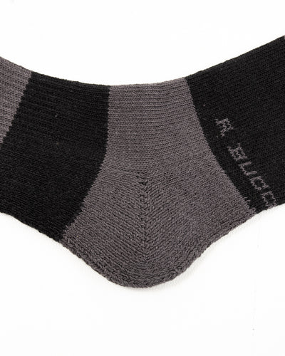 The Real McCoy's Buco Striped Action Socks - Gray/Black - Standard & Strange