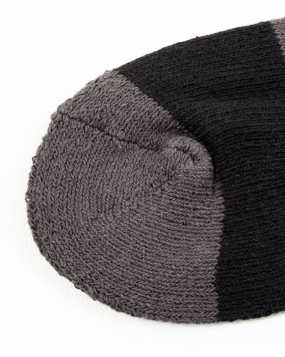 The Real McCoy's Buco Striped Action Socks - Gray/Black - Standard & Strange