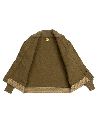 The Real McCoy's C.C.C. Wool Jacket - Olive - Standard & Strange