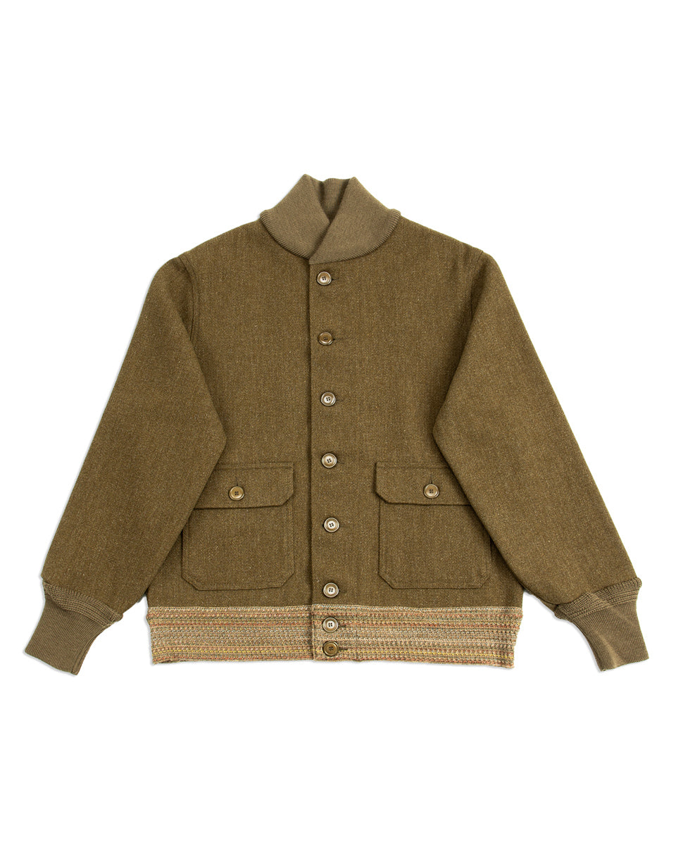 The Real McCoy's C.C.C. Wool Jacket - Olive - Standard & Strange