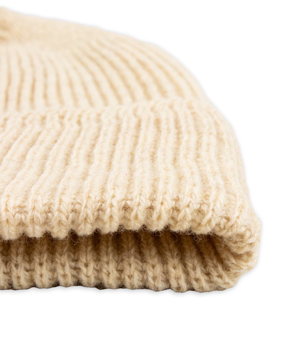 Civilian Wool Watch Cap - Ecru