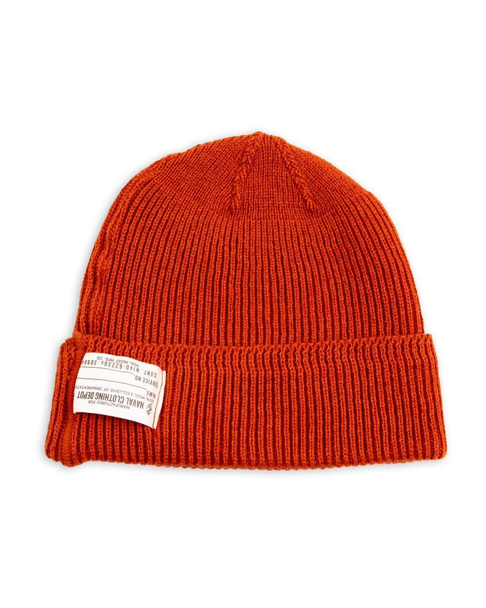 ザリアルマッコイズ CIVILIAN WOOL WATCH CAP ORANGEブコBUCO - ニット