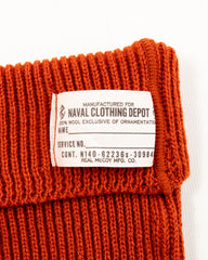 The Real McCoy's Civilian Wool Watch Cap - Orange - Standard & Strange