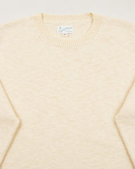 The Real McCoy's Cotton Crewneck Sweater - Ecru - Standard & Strange