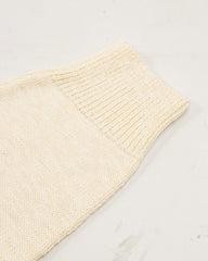 The Real McCoy's Cotton Crewneck Sweater - Ecru - Standard & Strange