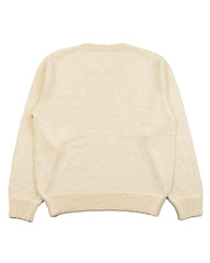 The Real McCoy's Cotton Crewneck Sweater - Ecru - Standard & Strange