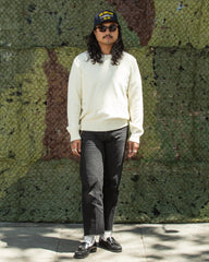 The Real McCoy's Cotton Crewneck Sweater - Ecru - Standard & Strange