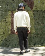 The Real McCoy's Cotton Crewneck Sweater - Ecru - Standard & Strange