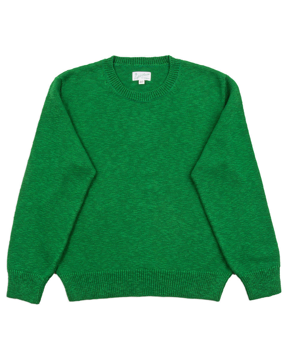 The Real McCoy's Cotton Crewneck Sweater - Green - Standard & Strange