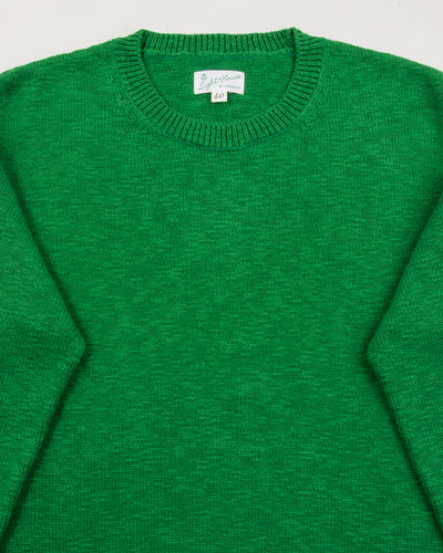 The Real McCoy's Cotton Crewneck Sweater - Green - Standard & Strange