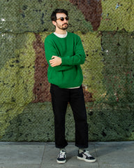 The Real McCoy's Cotton Crewneck Sweater - Green - Standard & Strange