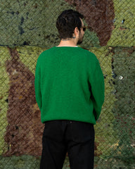 The Real McCoy's Cotton Crewneck Sweater - Green - Standard & Strange