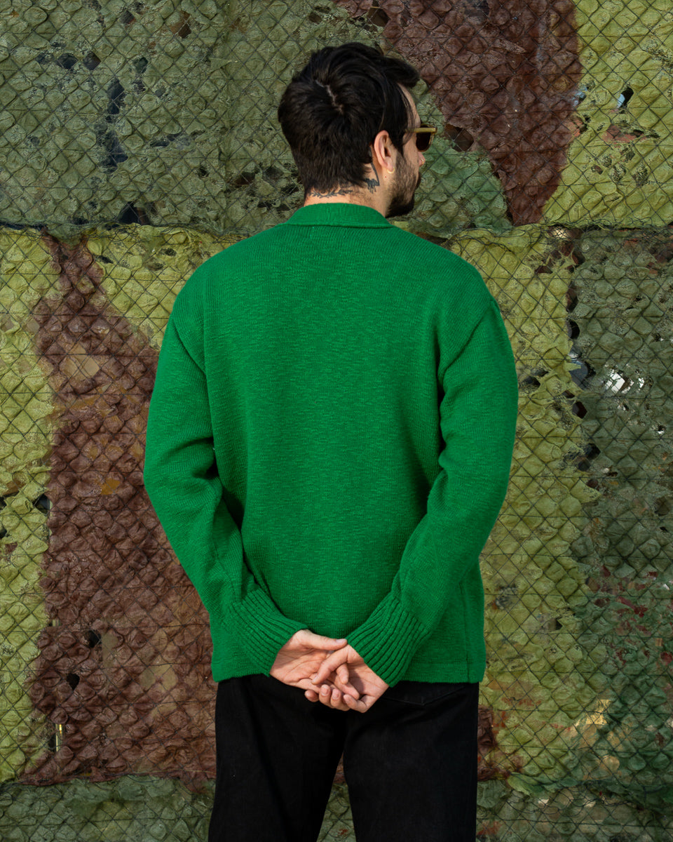 The Real McCoy's Cotton Summer Cardigan - Green – Standard & Strange