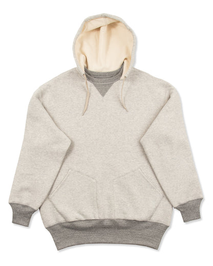 The Real McCoy's Double Face Hooded Sweatshirt - Gray - Standard & Strange