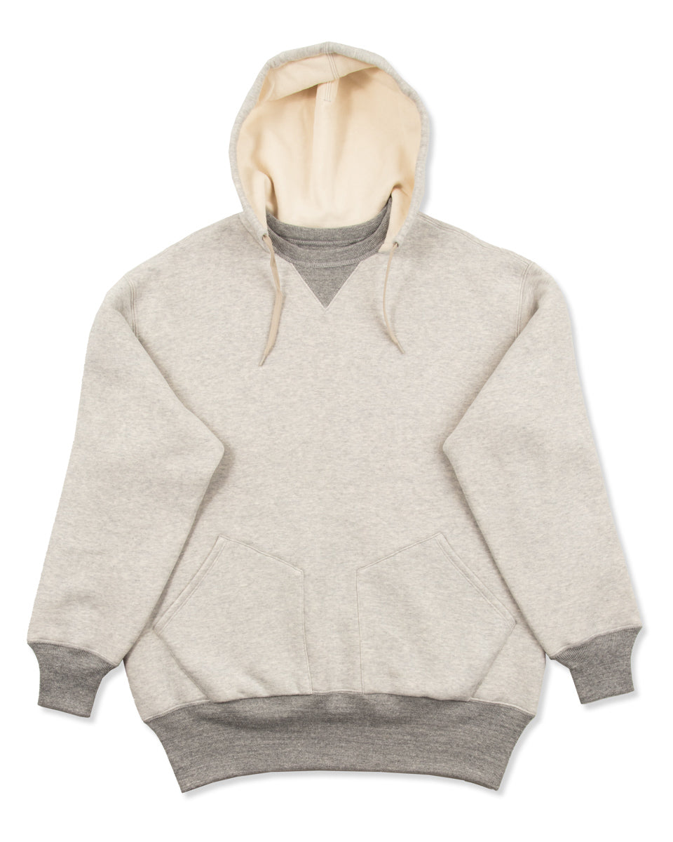 The Real McCoy's Double Face Hooded Sweatshirt - Gray - Standard & Strange