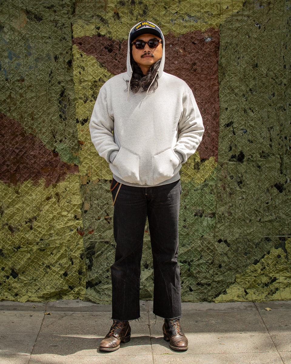 The Real McCoy's Double Face Hooded Sweatshirt - Gray - Standard & Strange