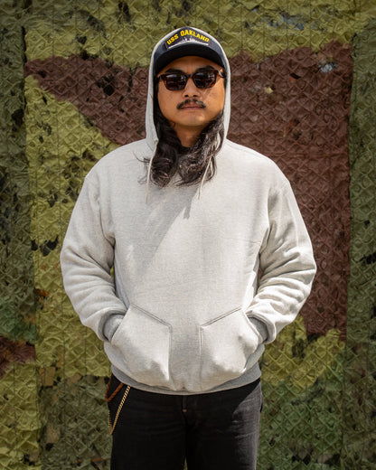 The Real McCoy's Double Face Hooded Sweatshirt - Gray - Standard & Strange