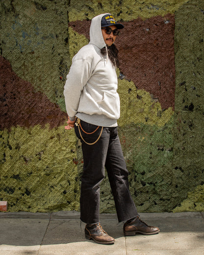 The Real McCoy's Double Face Hooded Sweatshirt - Gray - Standard & Strange